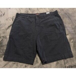 SIZE 34W Men’s Grayers Precision Stretch Chino Shorts Navy 8" Inseam